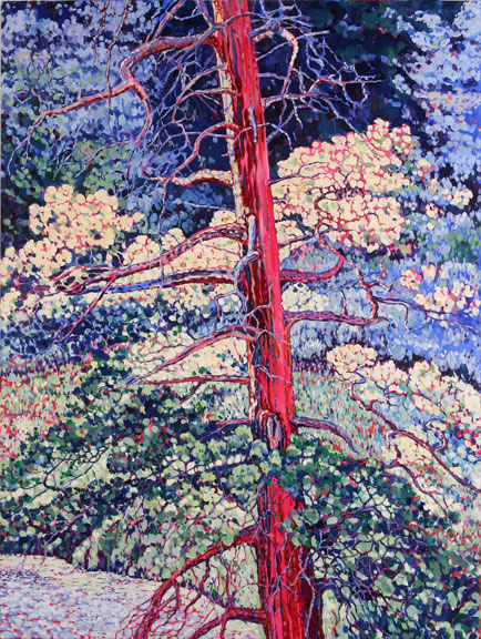 Cards-Red-Pine-48x66-oil-on-canvas
